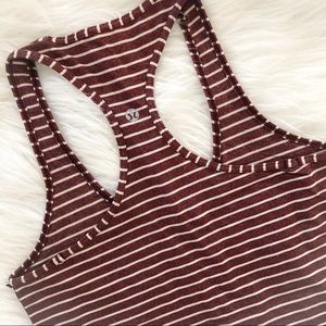 Lululemon Striped Tank Top